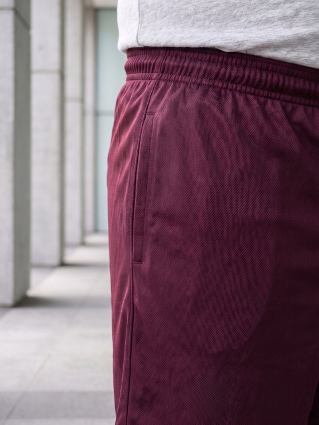 Men Plus Size Turbo-Maroon Maroon Solid Shorts