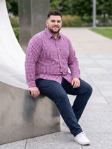 Men Plus Size Tadhg Multi Check Shirts
