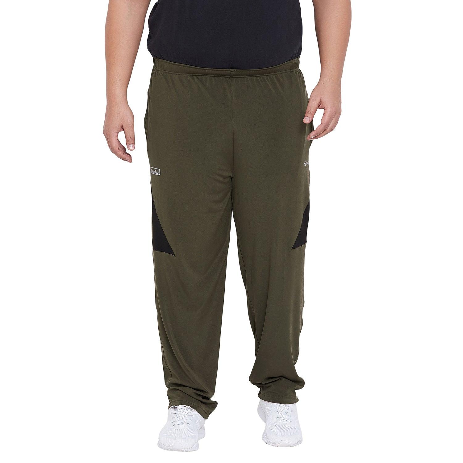 Men Plus Size Matlock Solid Trackpant - bigbanana