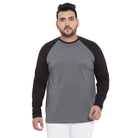 Men Plus Size Bristol Solid Round Neck Tshirt - bigbanana