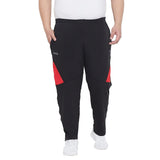 Men Plus Size Slack Colorblock Trackpant - bigbanana