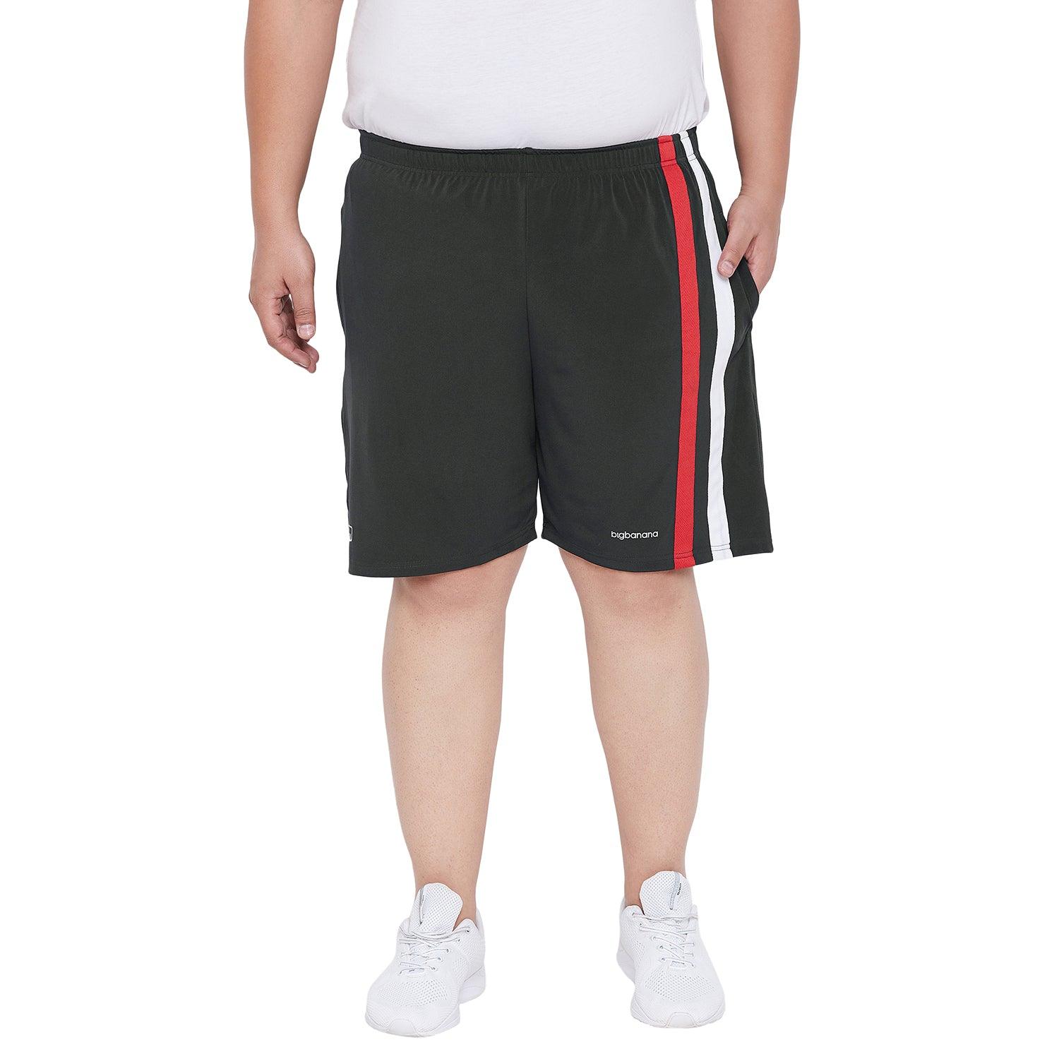 Men Plus Size Repton Solid Shorts - bigbanana