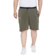 Men Plus Size Moxon Solid Shorts - bigbanana
