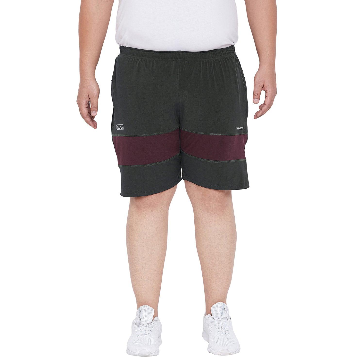 Men Plus Size Gypsy Solid Shorts - bigbanana