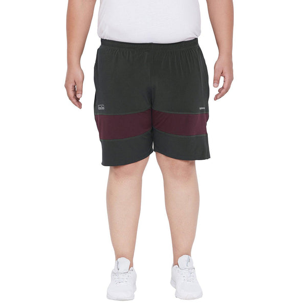 Men Plus Size Gypsy Solid Shorts