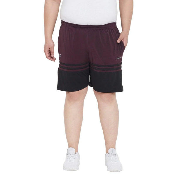 Men Plus Size Gladstone Colorblock Shorts