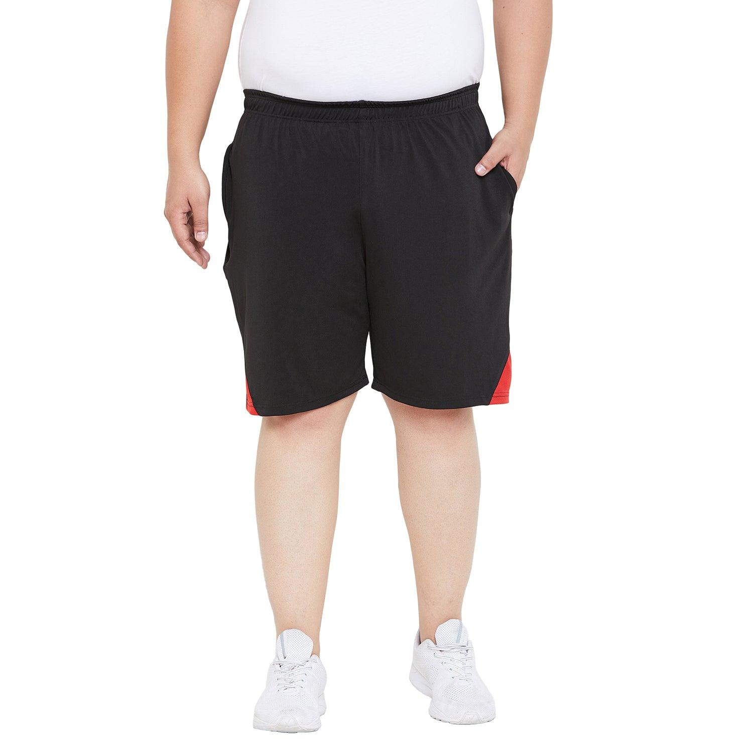 Men Plus Size Fletcher Solid Shorts - bigbanana