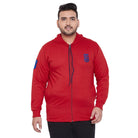 Men Plus Size Gale-R Solid Zipper Sweatshirt - bigbanana