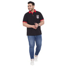 Men Plus Size Faze Printed Polo Tshirt - bigbanana