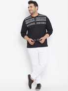 Men Plus Size Terrino Colorblock Henley Tshirt - bigbanana