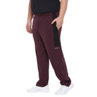 Men Plus Size Belper Solid Trackpant - bigbanana