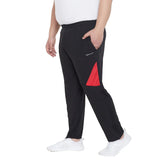 Men Plus Size Slack Colorblock Trackpant - bigbanana
