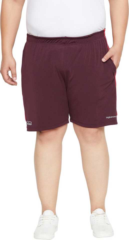 Men Plus Size Napier Solid Shorts - bigbanana