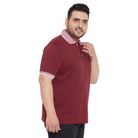 Men Plus Size Carlo Solid Polo Tshirt - bigbanana