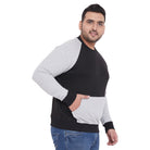 Men Plus Size Aden Colorblock Sweatshirt - bigbanana