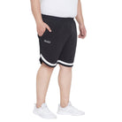 Men Plus Size Jesty Striped Shorts - bigbanana