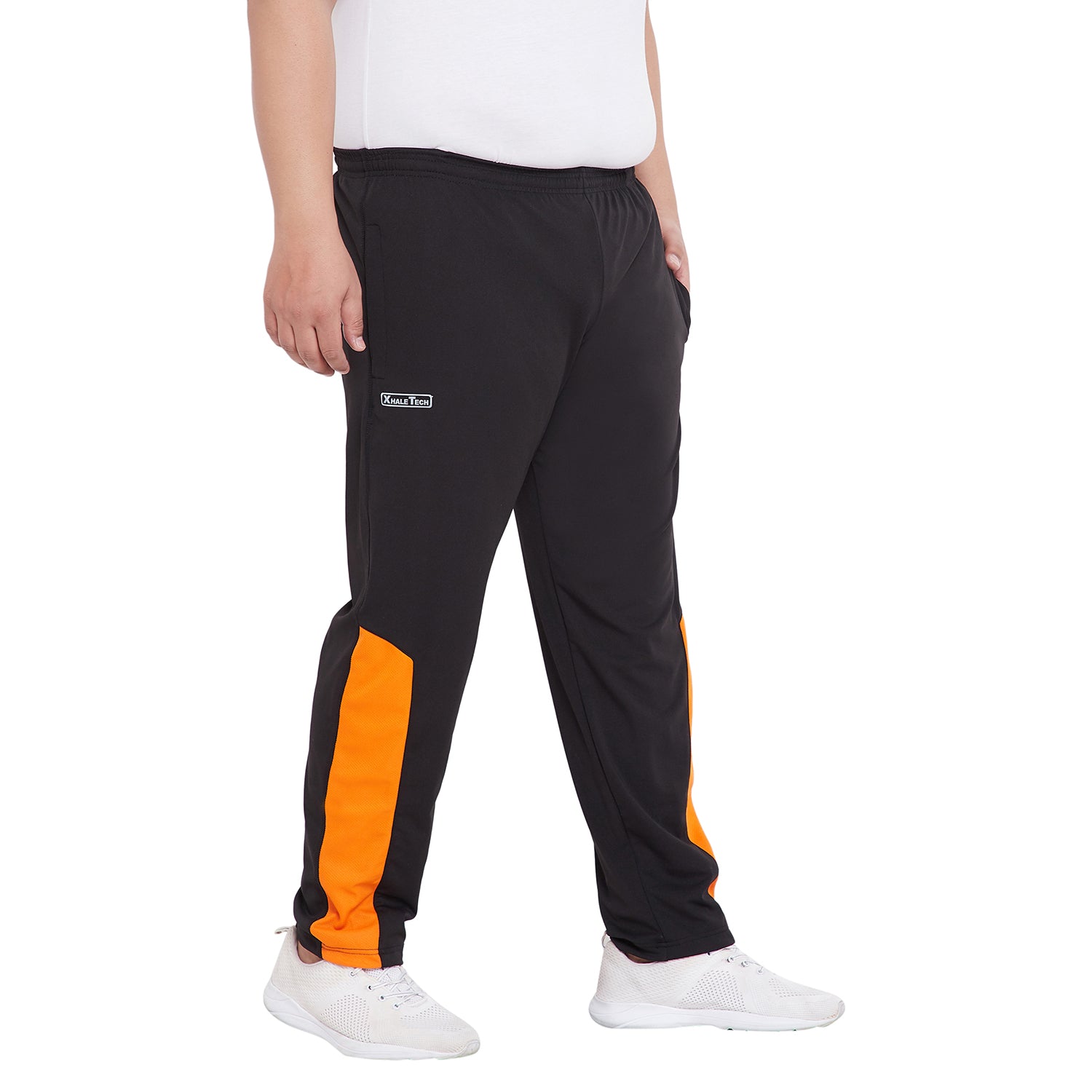 Men Plus Size Justin Colorblock Trackpant - bigbanana