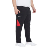 Men Plus Size Slack Colorblock Trackpant - bigbanana