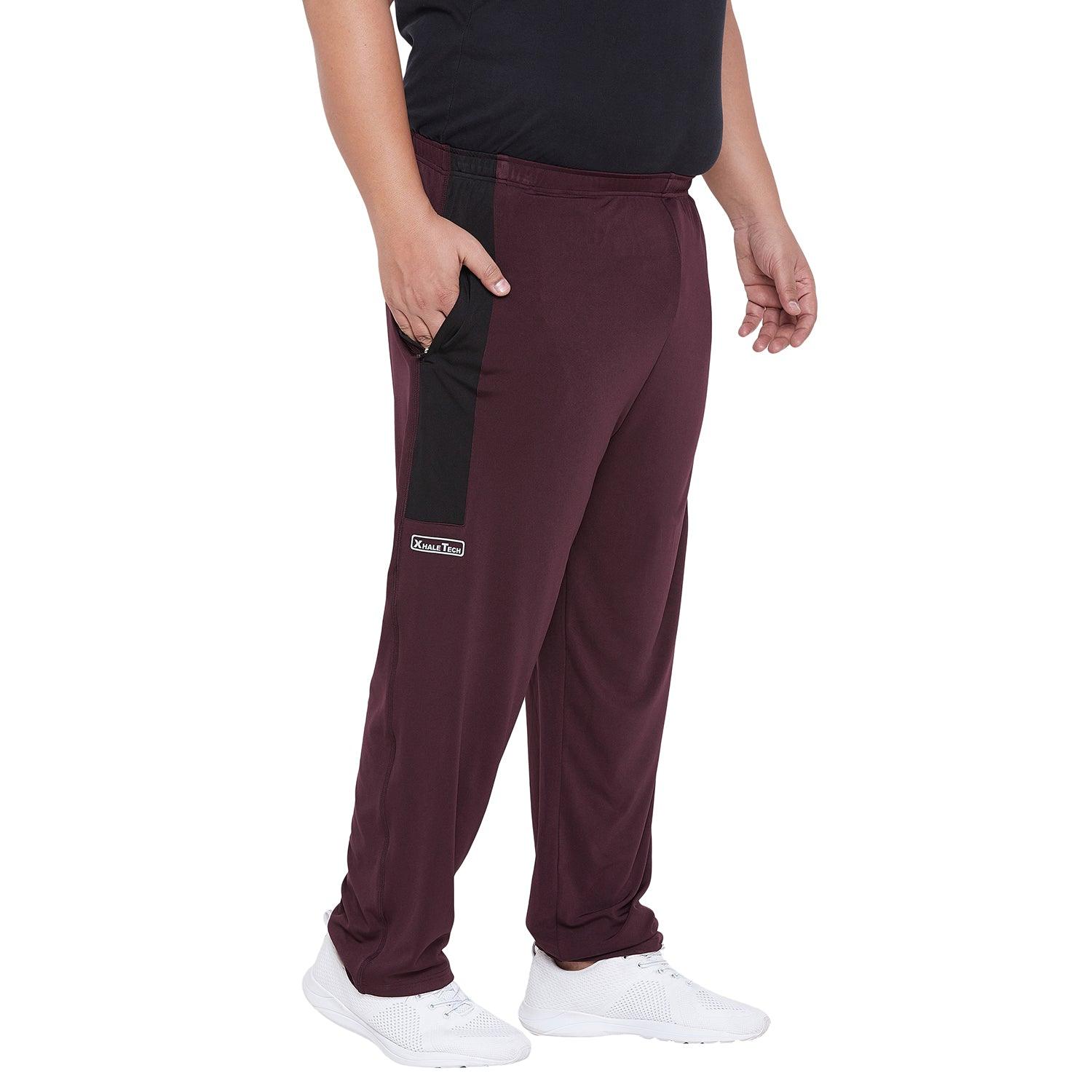 Men Plus Size Belper Solid Trackpant - bigbanana