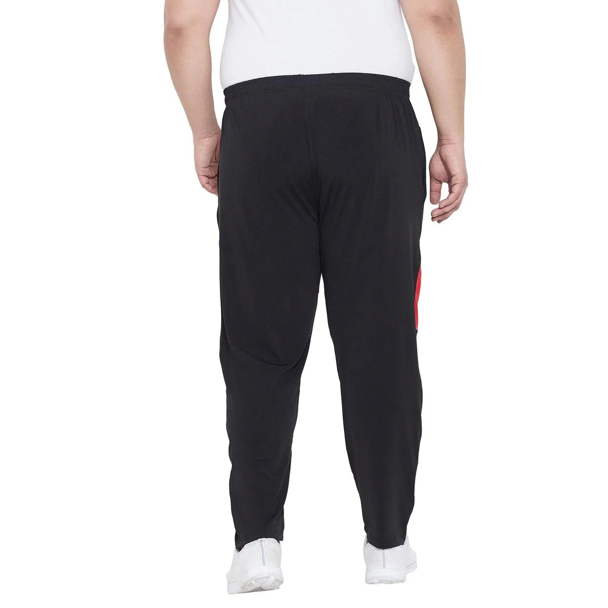 Men Plus Size Slack Colorblock Trackpant - bigbanana