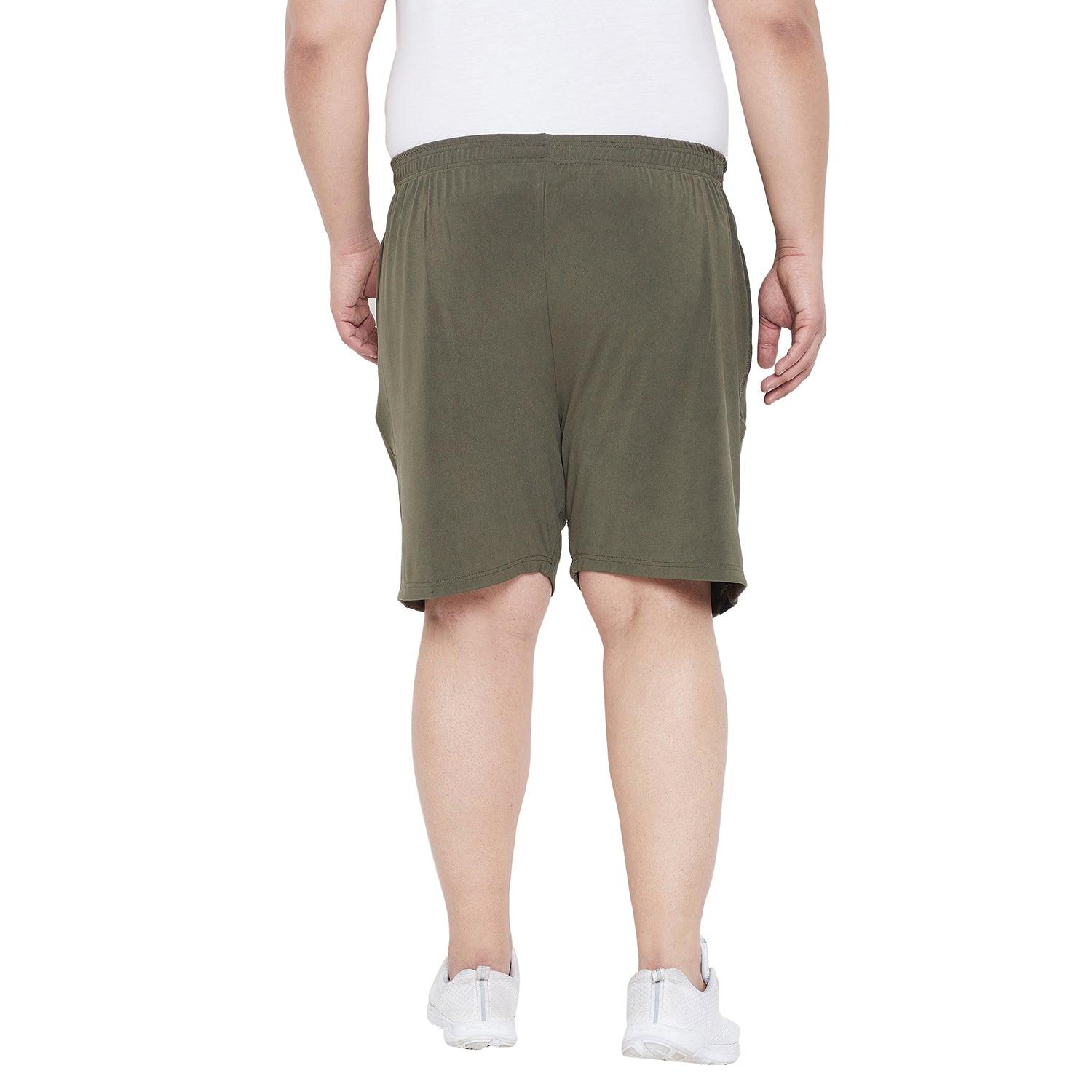 Men Plus Size Beson Striped Shorts - bigbanana