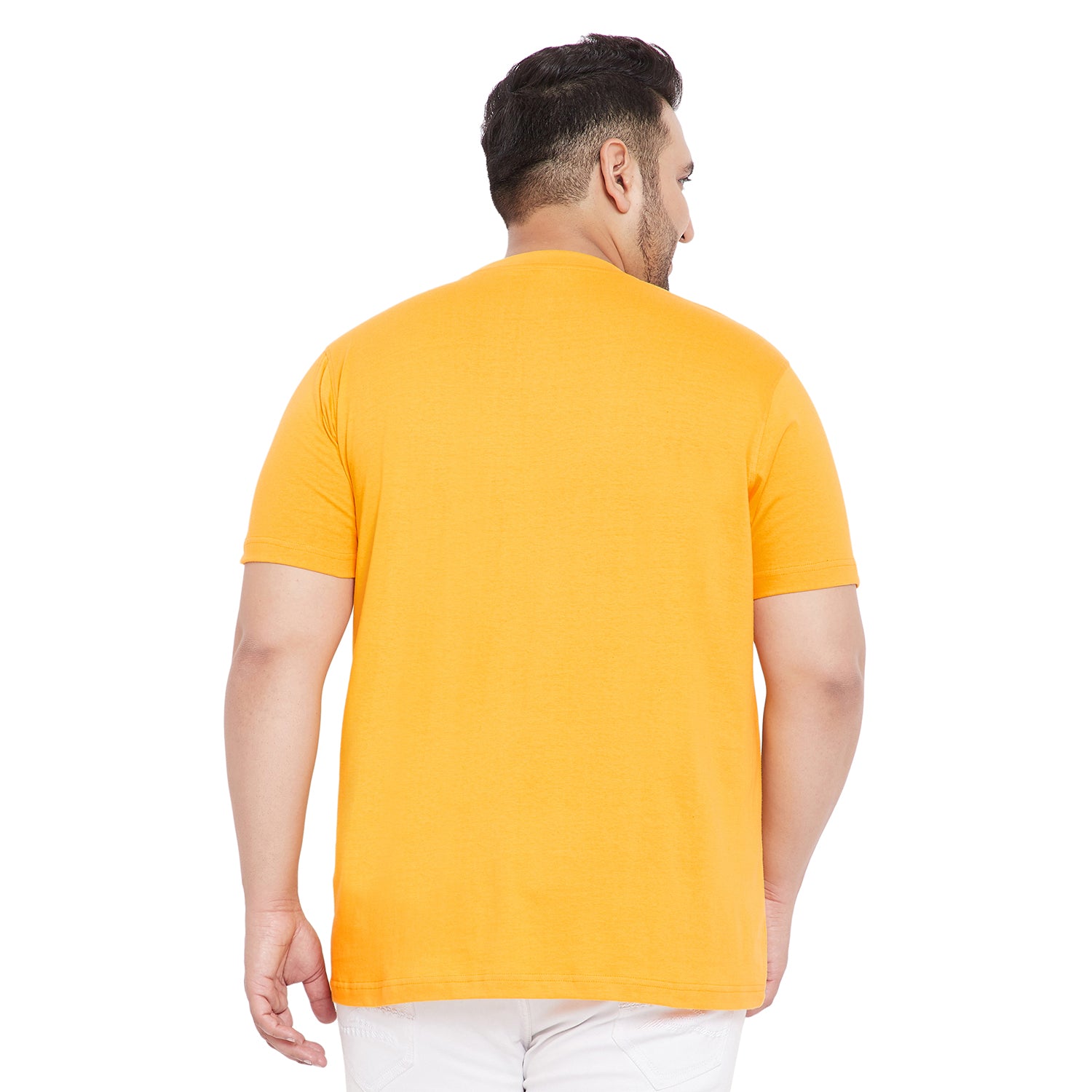 Men Plus Size Bucky Printed Round Neck Tshirt - bigbanana