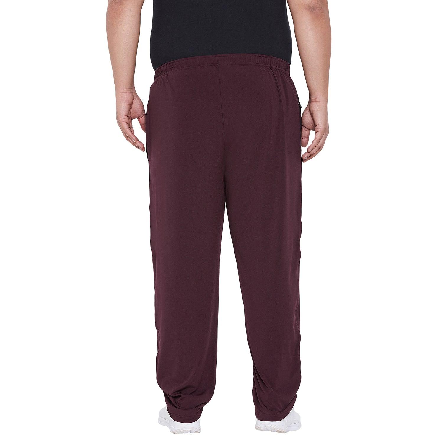 Men Plus Size Belper Solid Trackpant - bigbanana