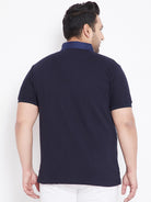 Men Plus Size Austin Solid Polo Tshirt - bigbanana