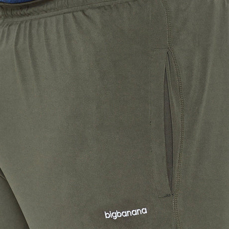 Men Plus Size Norman Solid Trackpant - bigbanana