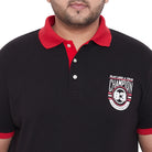 Men Plus Size Faze Printed Polo Tshirt - bigbanana