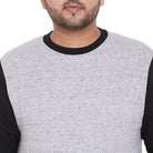 Men Plus Size Grant Solid Sweatshirt - bigbanana