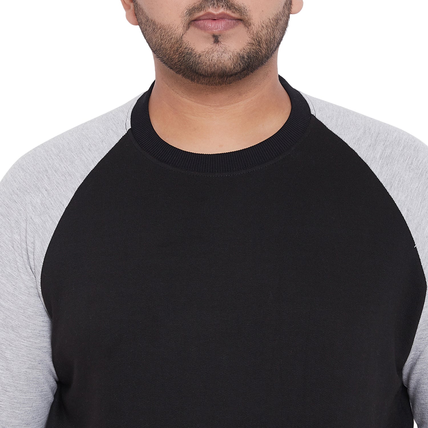 Men Plus Size Aden Colorblock Sweatshirt - bigbanana