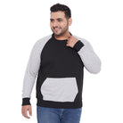 Men Plus Size Aden Colorblock Sweatshirt - bigbanana