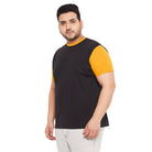 Men Plus Size Arctic-B Solid Round Neck Tshirt - bigbanana