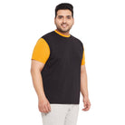 Men Plus Size Arctic-B Solid Round Neck Tshirt - bigbanana