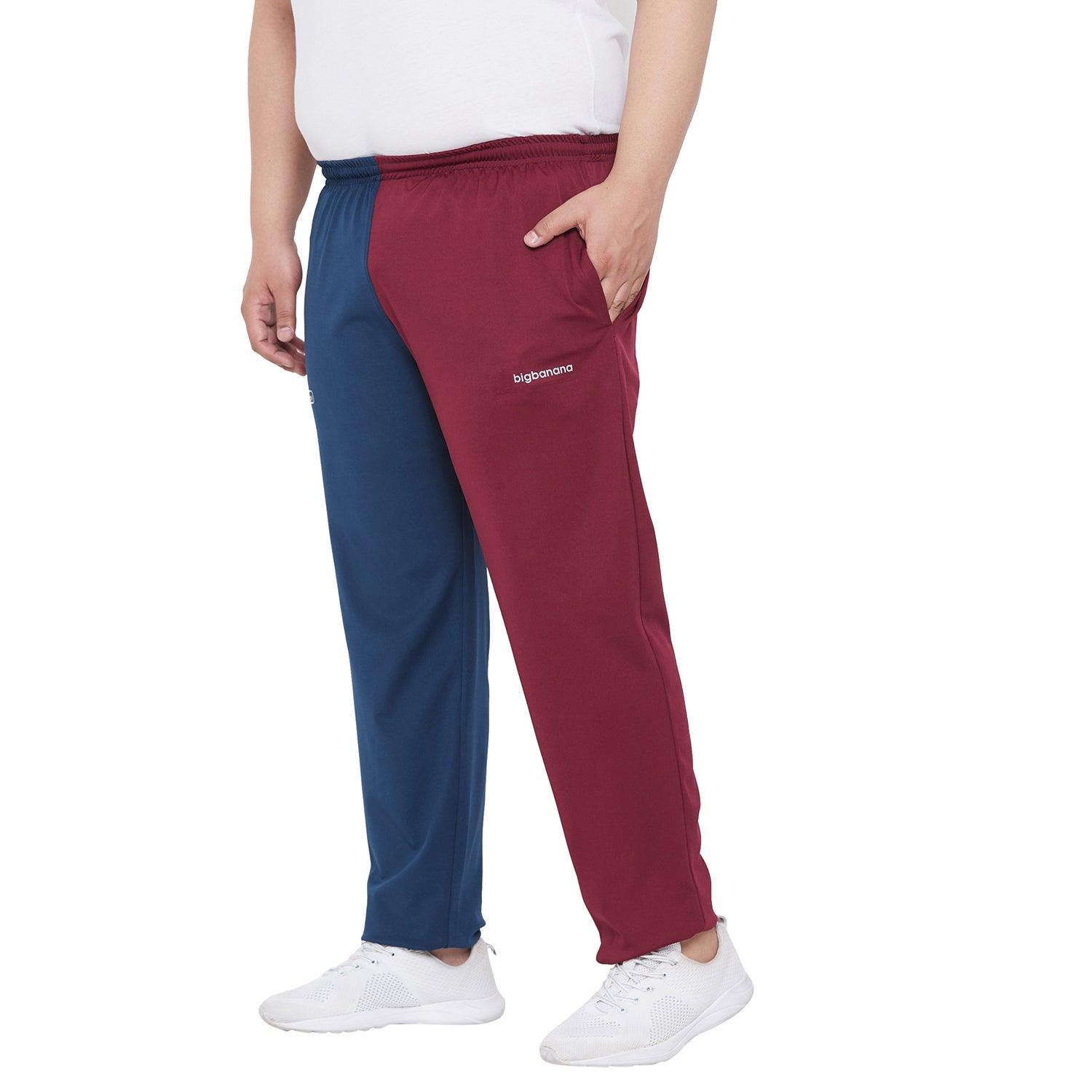 Men Plus Size Arthurton Colorblock Trackpant - bigbanana