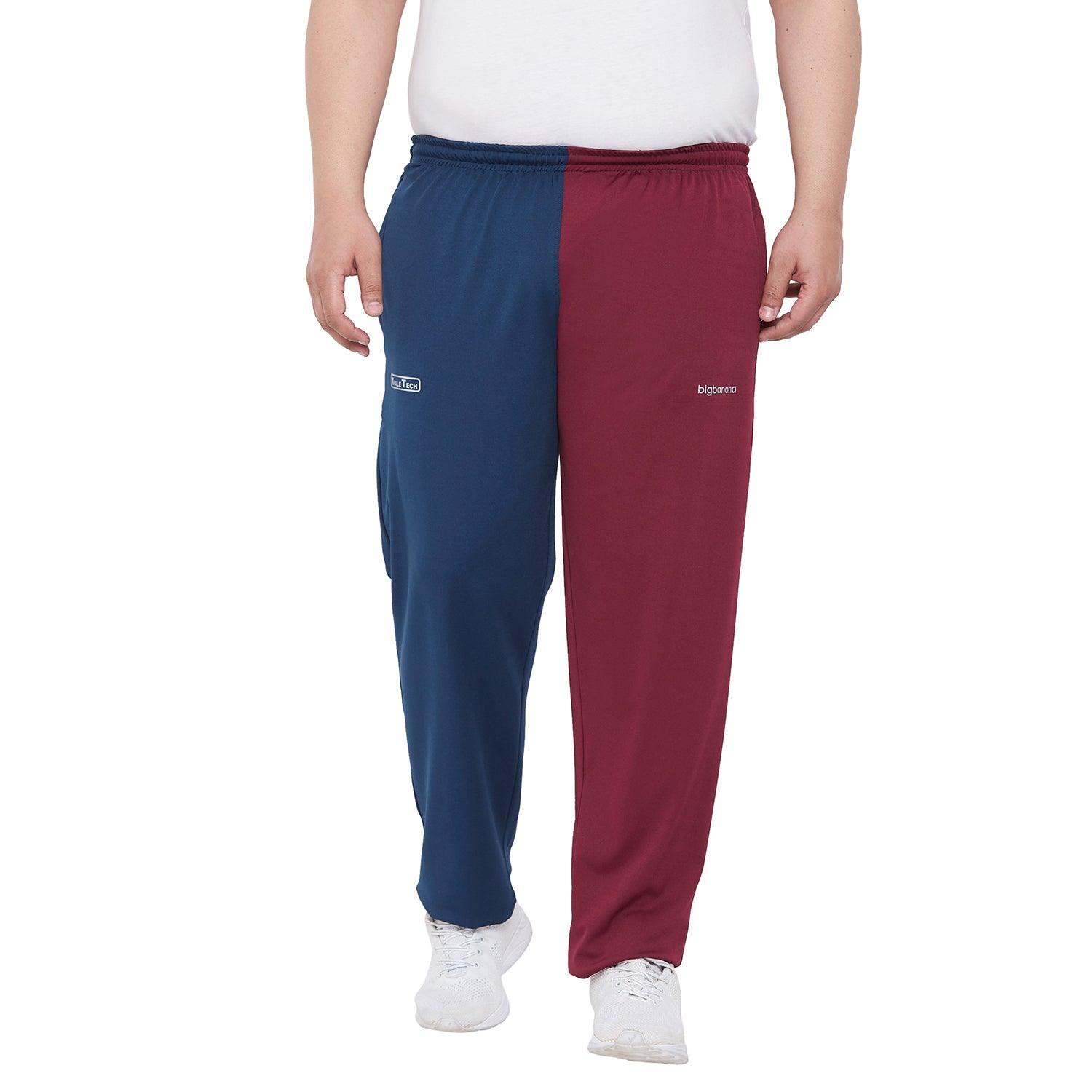 Men Plus Size Arthurton Colorblock Trackpant - bigbanana