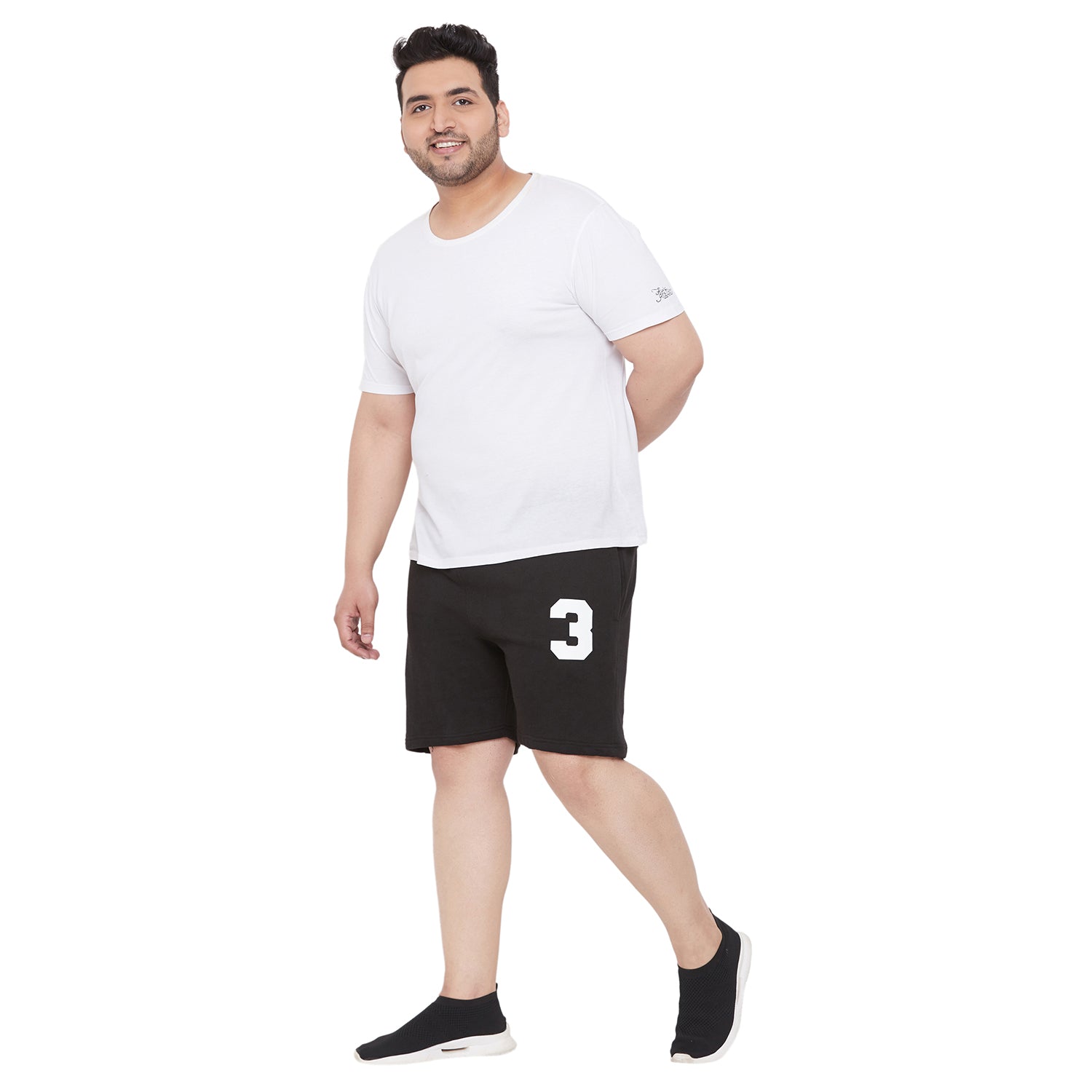 Men Plus Size Banks Solid Shorts - bigbanana