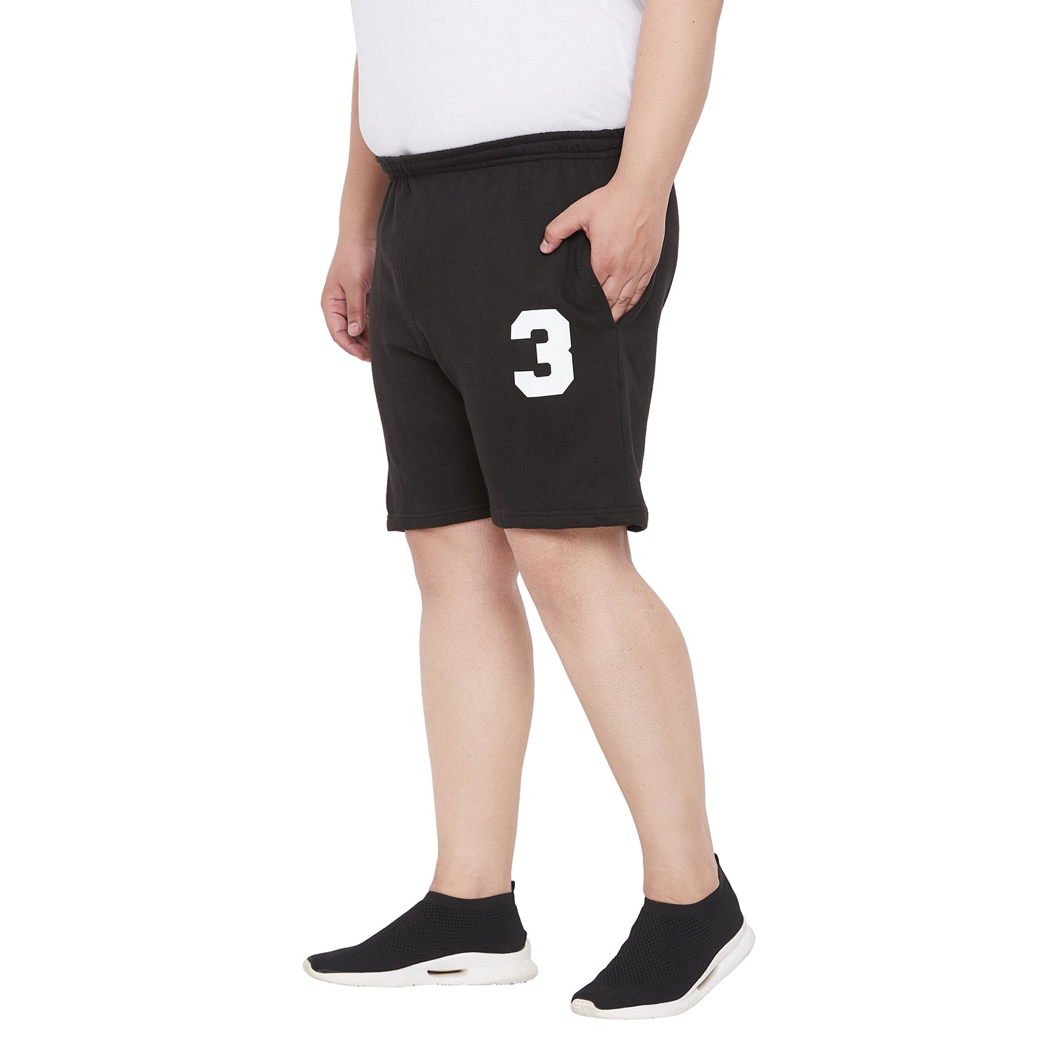 Men Plus Size Banks Solid Shorts - bigbanana