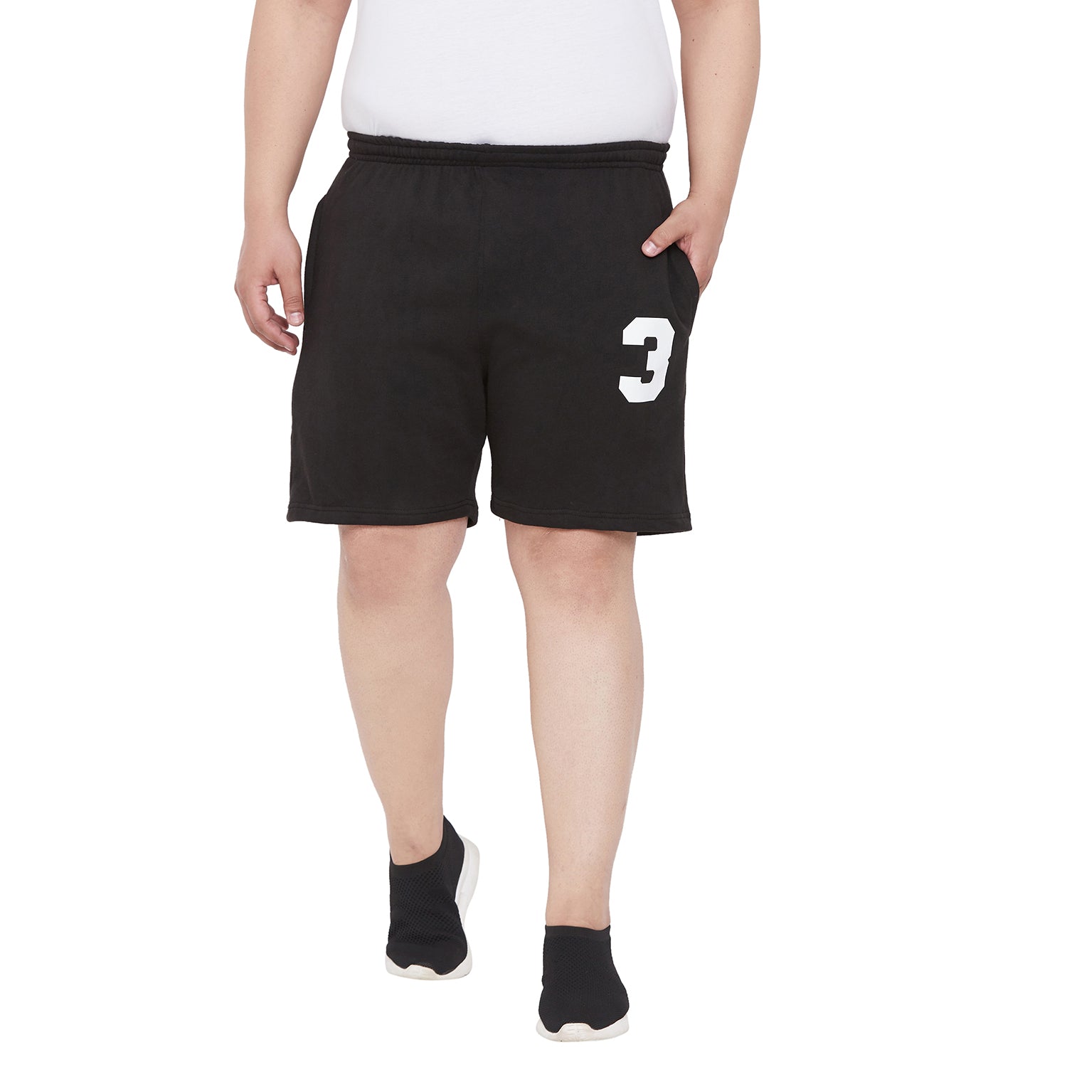 Men Plus Size Banks Solid Shorts - bigbanana