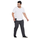 Men Plus Size Berlin-DG Solid Trackpant - bigbanana