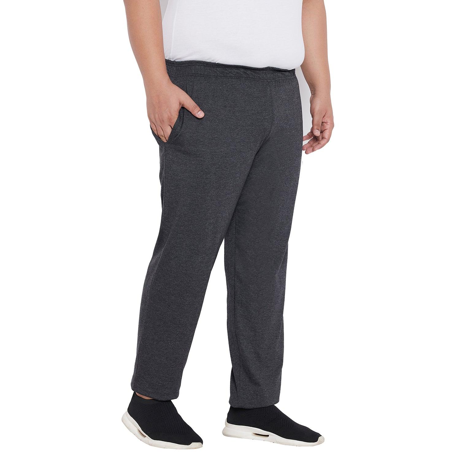 Men Plus Size Berlin-DG Solid Trackpant - bigbanana