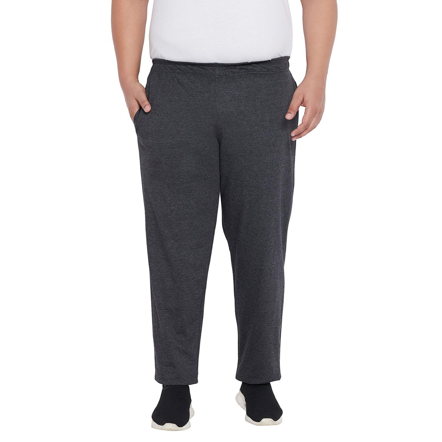 Men Plus Size Berlin-DG Solid Trackpant - bigbanana