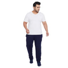 Men Plus Size Berlin-NB Solid Trackpant - bigbanana