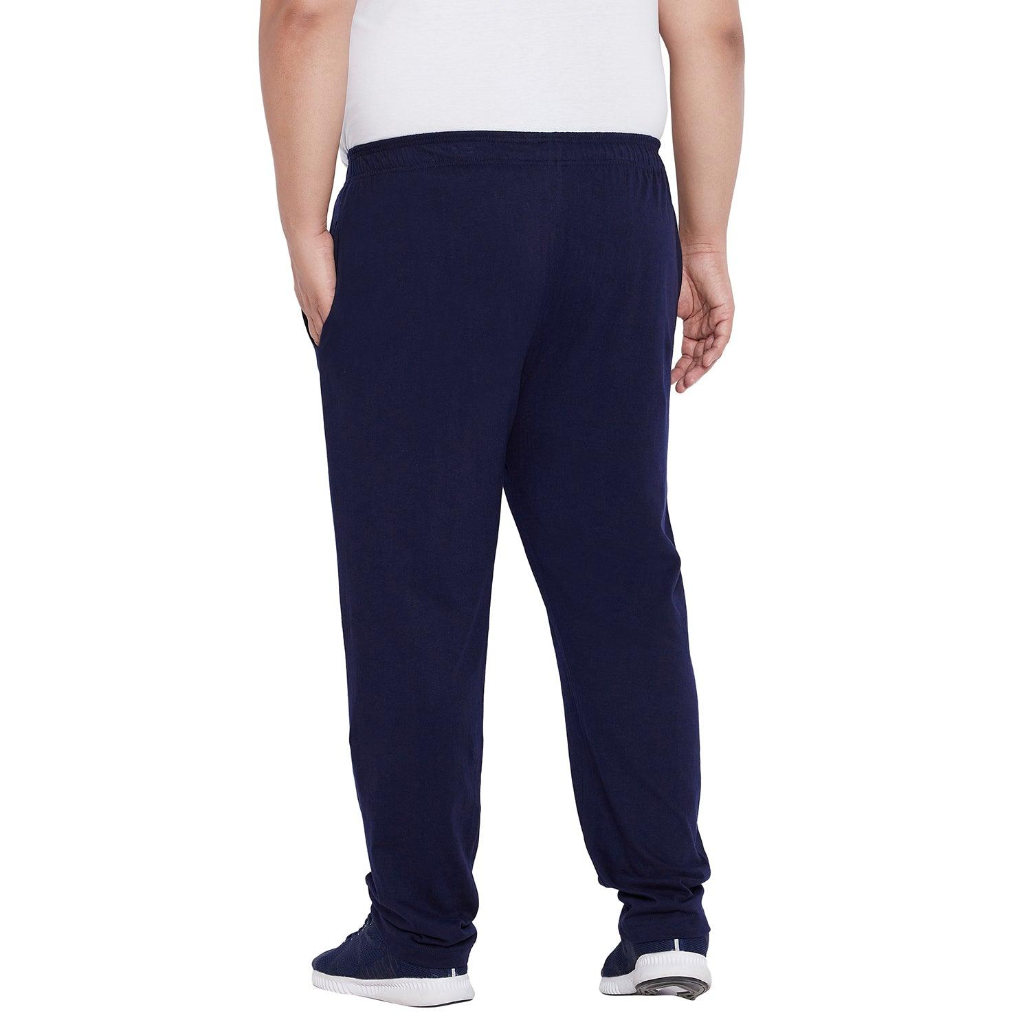 Men Plus Size Berlin-NB Solid Trackpant - bigbanana