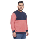 Men Plus Size Bradbud Colorblock Sweatshirt - bigbanana