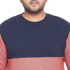 Men Plus Size Bradbud Colorblock Sweatshirt - bigbanana