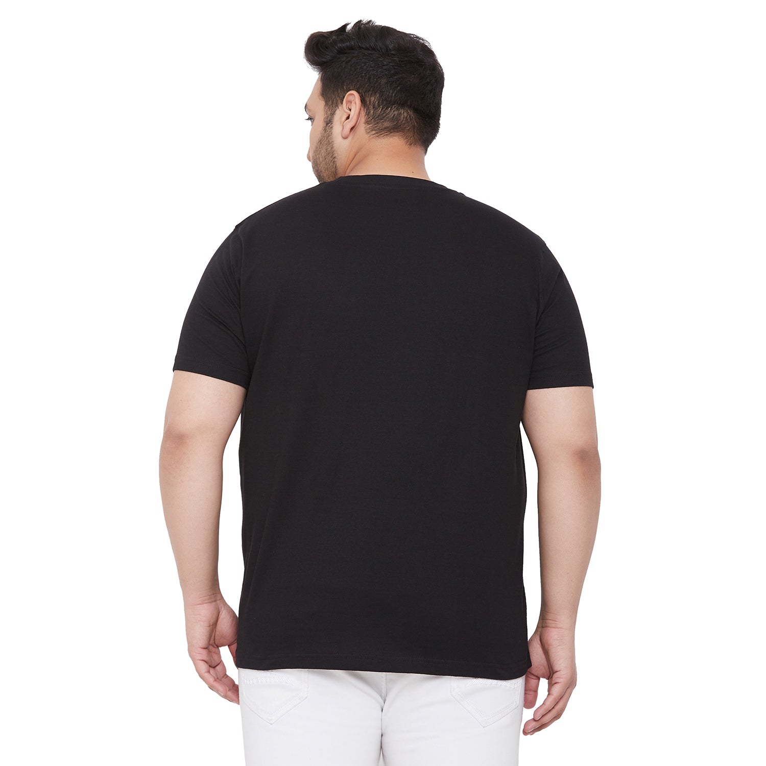 Men Plus Size BravoB Printed Round Neck Tshirt - bigbanana