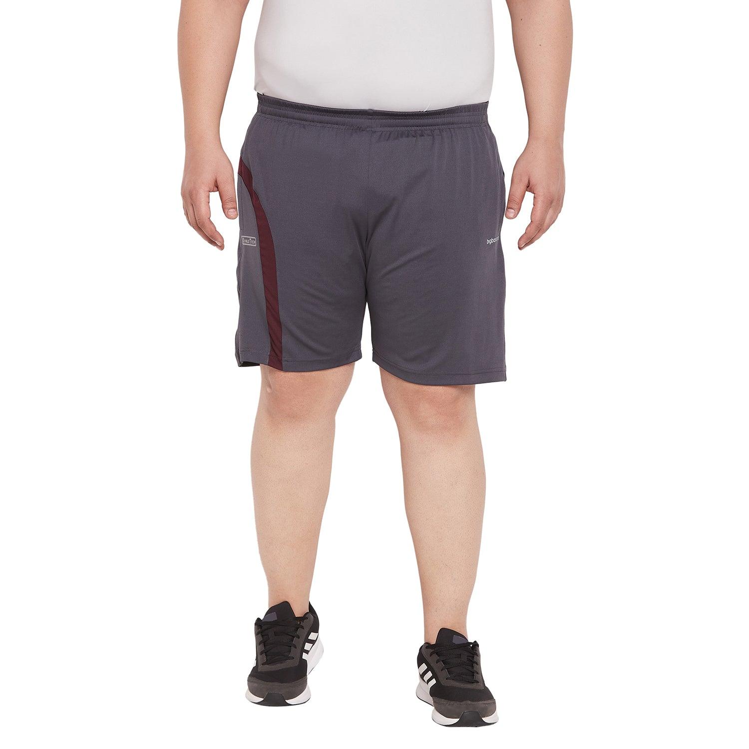 Men Plus Size Brayden Solid Shorts - bigbanana