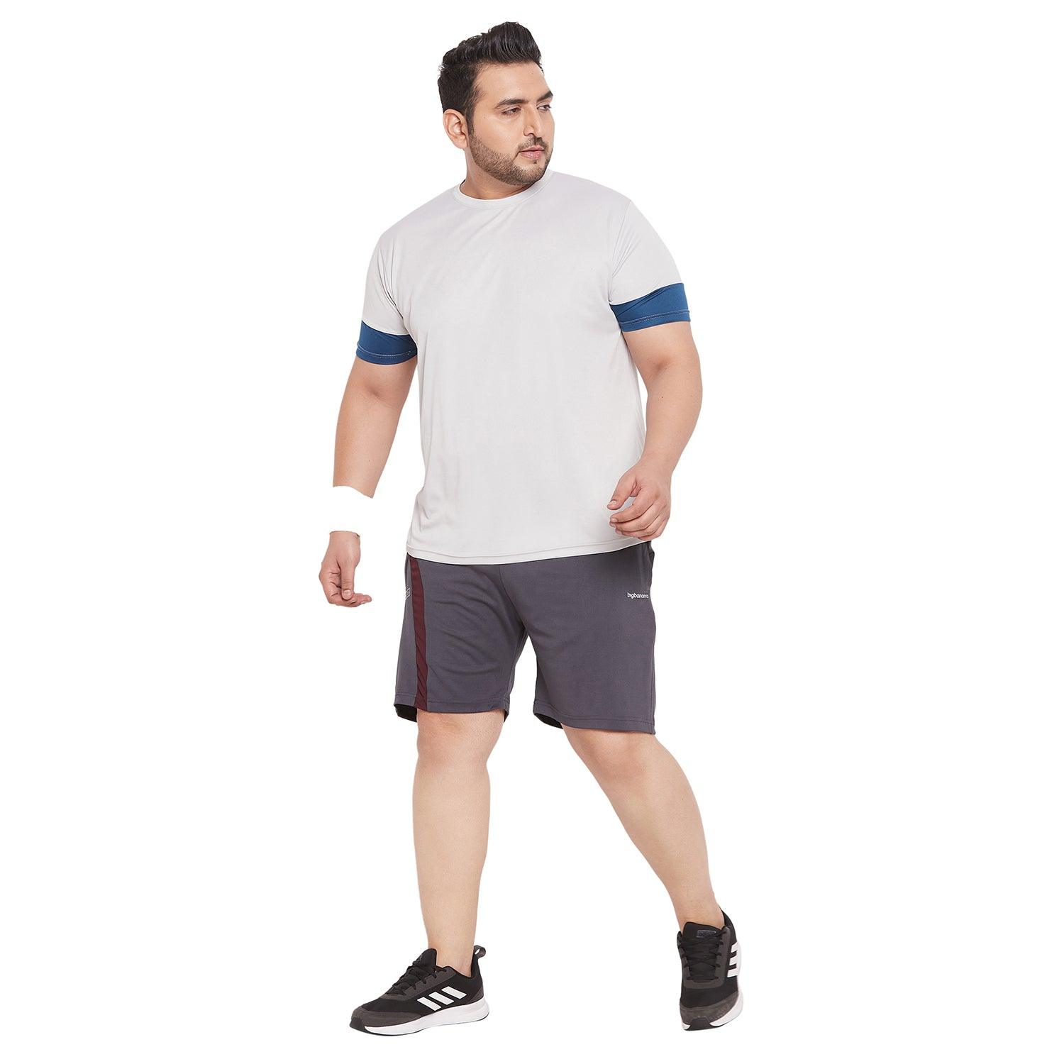 Men Plus Size Brayden Solid Shorts - bigbanana